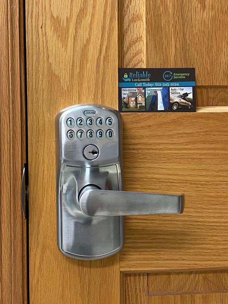 Residential lock change and install services Fridley MN
