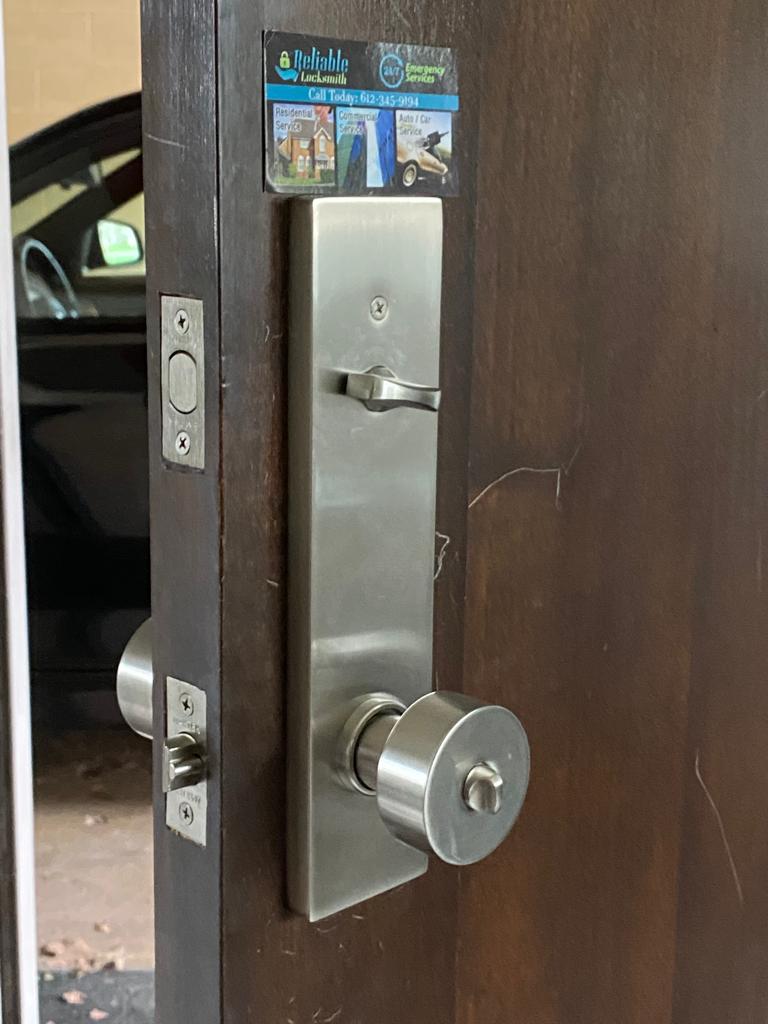 Emtek door knob and deadbolt for front door