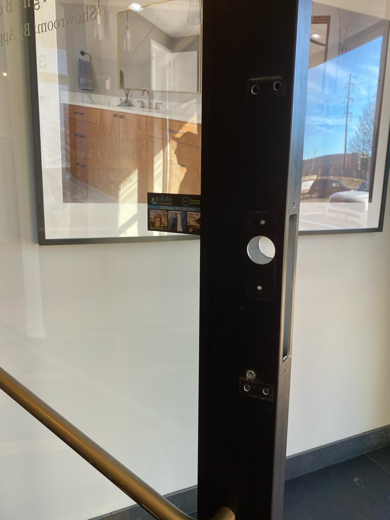 Keypad lock and mortise installed by Reliable Locksmith (1)