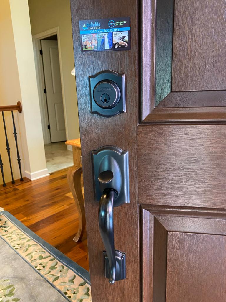 Residential lock change and install services Maplewood MN
