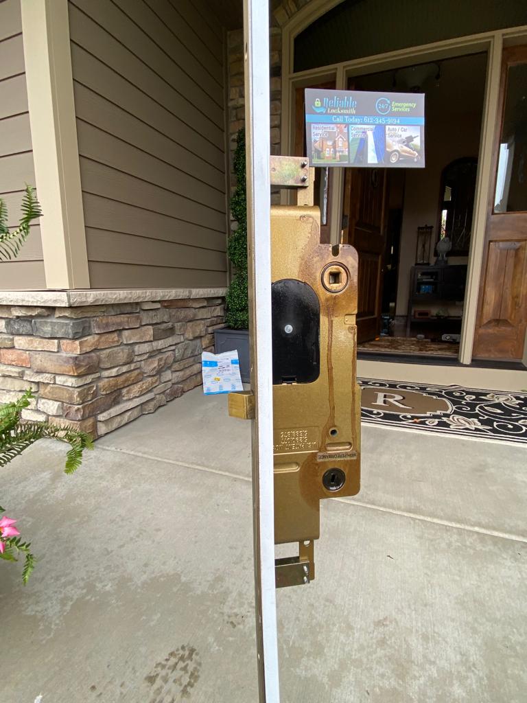 Trillium multi point mechanism changed by reliable locksmith (