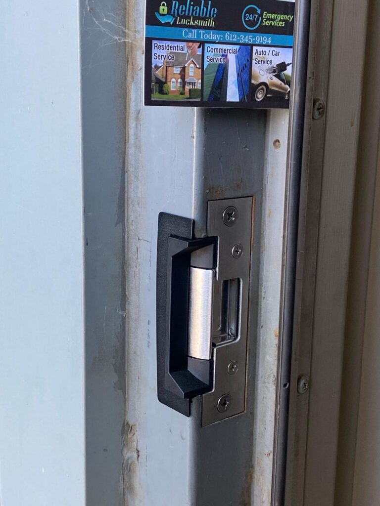 Commercial lock installed Reliable locksmith Minnetrista MN