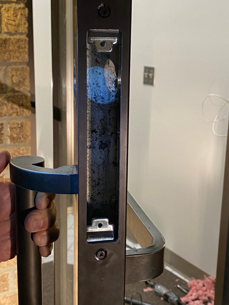 Electric strike installation by reliable locksmith (26)
