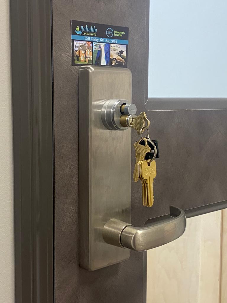 KIK and master rekey installation for a business in St Paul MN