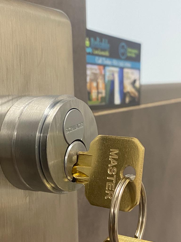 KIK and master rekey installation for a business in St Paul MN