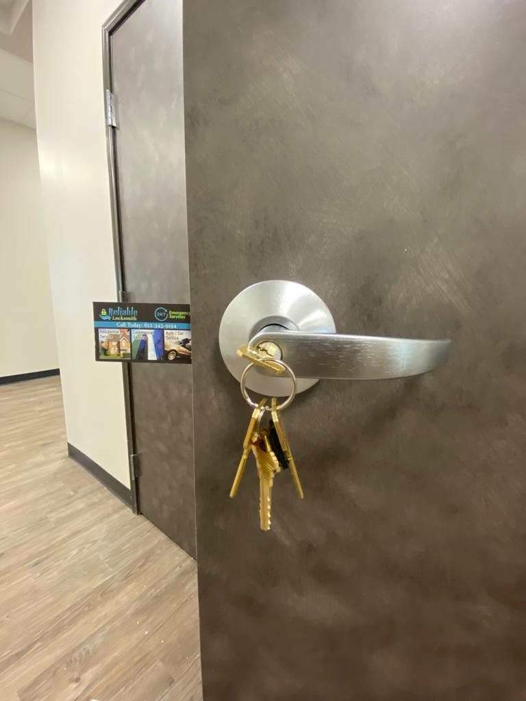 KIK and master rekey installation for a business in St Paul MN