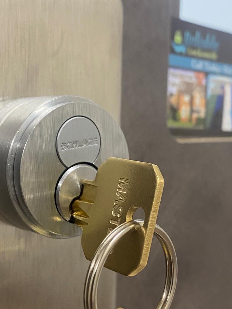 KIK and master rekey installation for a business in St Paul MN