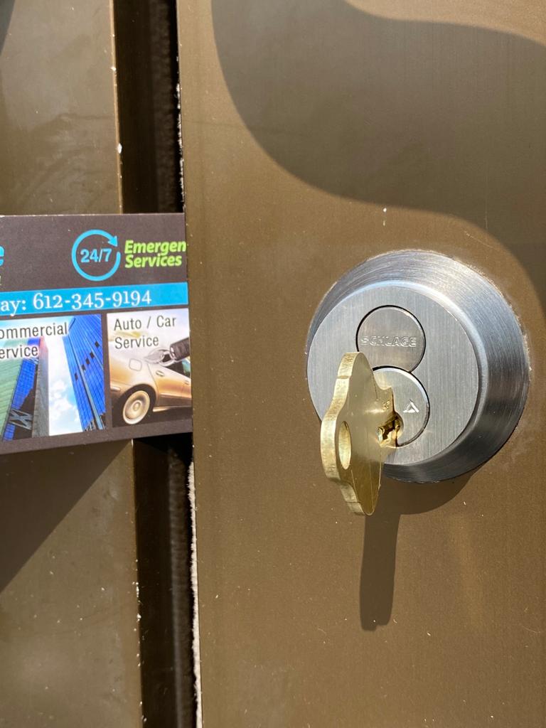 KIK and master rekey installation for a business in St Paul MN